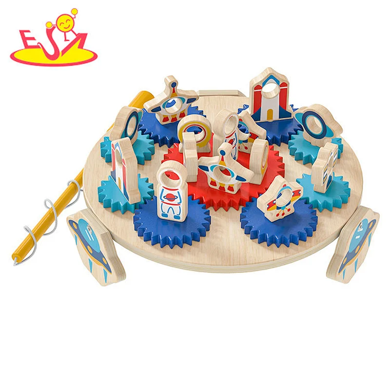 Neues Design Macaron niedliches hölzernes Spielküchenspielzeug für Kinder W10C582